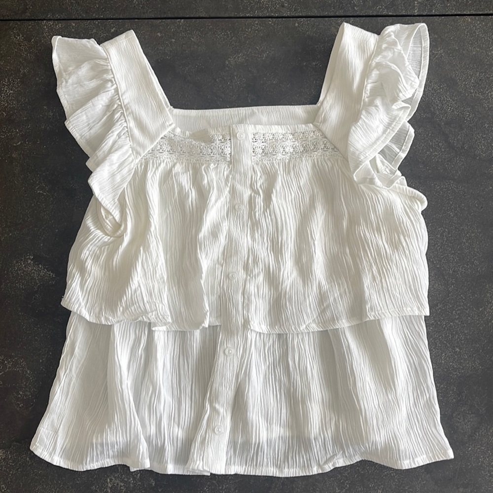 Wallflower white Boho Top
